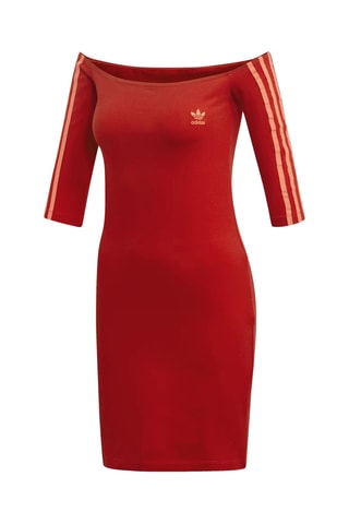 Jurk Originals Three Stripe - Rood - Adidas