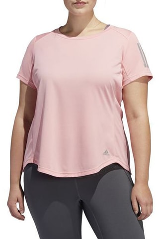 Hardloopshirt Plus - Roze - Adidas