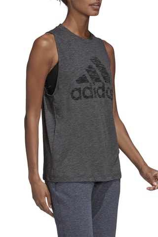 Trainingsshirt - Gemêleerd Zwart - Adidas