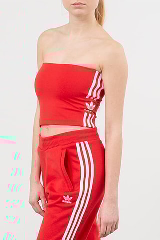 Strapless Crop Top Originals - Zwart - Adidas
