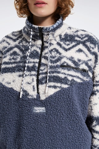 Fleece Sweater Aztec - Zwart - Reebok