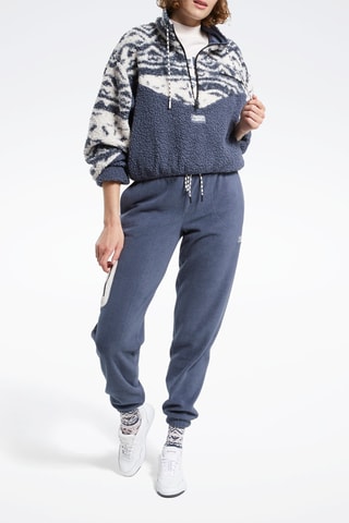 Fleece Sweater Aztec - Zwart - Reebok