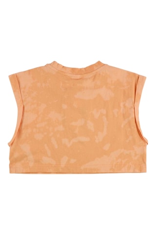 Cropped T-shirt tie and dye Vector - Oranje - Reebok