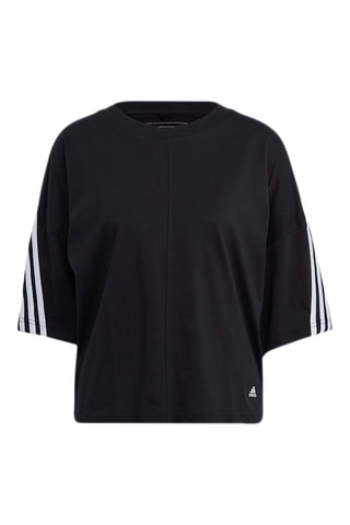 Trainingsshirt 3 Stripe - Zwart - Adidas