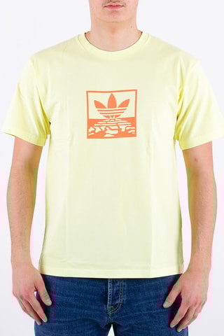 T-shirt Originals Overdye Graphic - Geel - Adidas