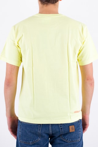 T-shirt Originals Overdye Graphic - Geel - Adidas