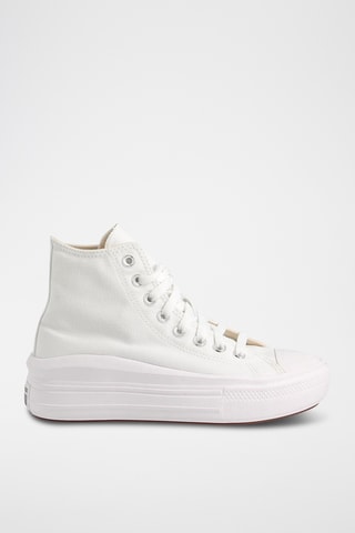 Platform Hoge Gympen Chuck Taylor - Wit - Converse