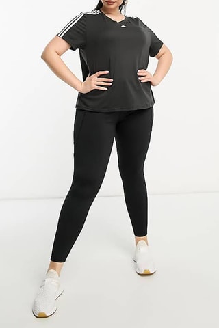 Trainingsshirt Plus - Zwart - Adidas