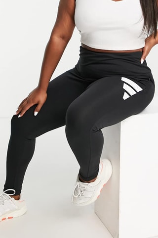 Legging Hoge Taille Plus - Zwart - Adidas