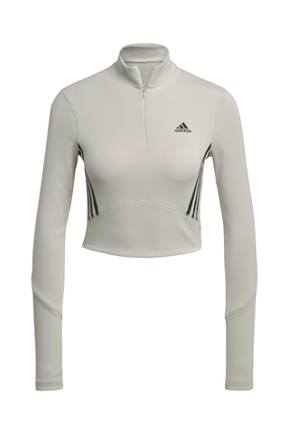 Training Crop Top 3 Stripes- Grijs - Adidas