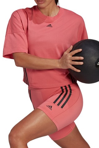 Trainingsshirt 3 Stripes - Roze - Adidas