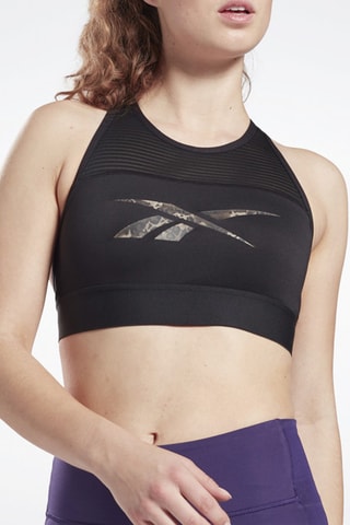 Sportbeha Longline - Zwart - Reebok