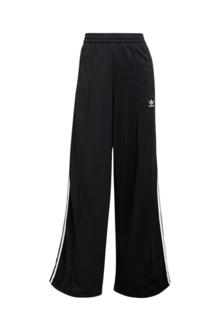 Joggingroek Wide Legs Hoge Taille Adicolor - Zwart - Adidas