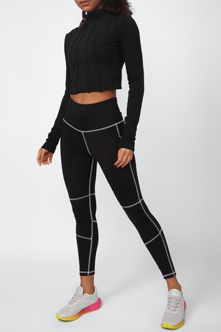 Crop Top Seam - Zwart - Reebok