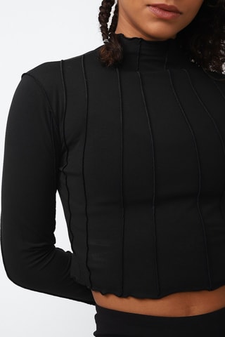 Crop Top Seam - Zwart - Reebok