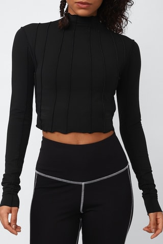 Crop Top Seam - Zwart - Reebok