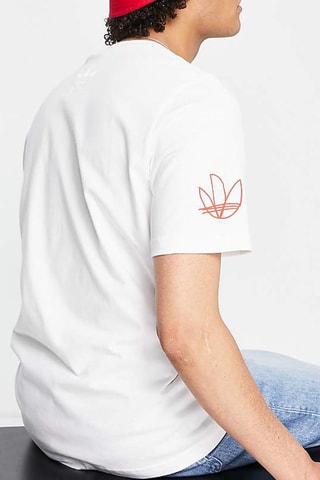 T-shirt Originals Paris Logo - Wit - Adidas