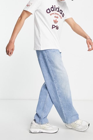 T-shirt Originals Paris Logo - Wit - Adidas