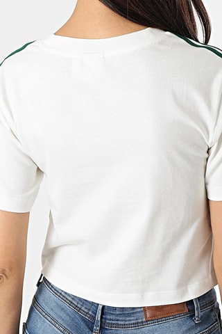 Cropped T-shirt Tennis Luxe - Wit - Adidas