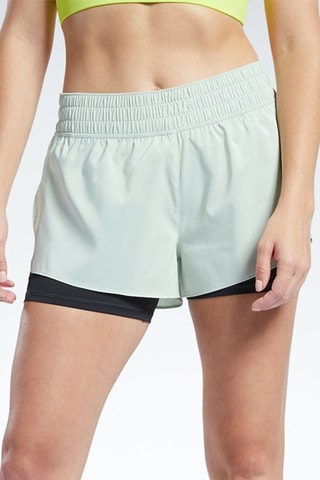 HardloopShort Hoge Taille Workout - Lichtgroen - Reebok