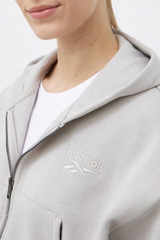 Sweater met Capuchon Zip up taping - Beige - Reebok