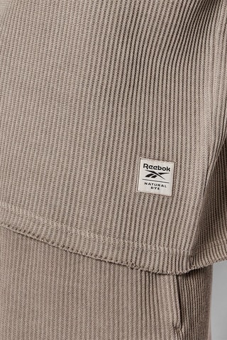 T-shirt Waffle - Grijs - Reebok