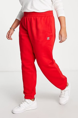 Broek Hoge Taille Originals Plus Essential - Rood - Adidas