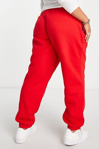 Broek Hoge Taille Originals Plus Essential - Rood - Adidas