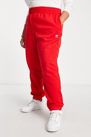 Broek Hoge Taille Originals Plus Essential - Rood - Adidas