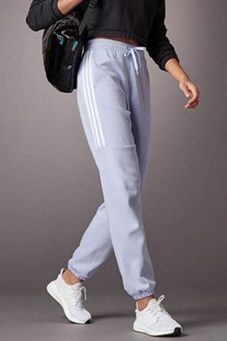 Oversized Trainingsbroek Hoge Taille - Paars - Adidas