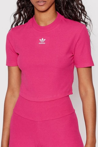 Cropped T-shirt Essentials - Roze - Adidas