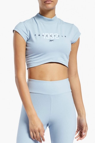 Crop Top Freestyle - Blauw - Reebok