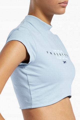 Crop Top Freestyle - Blauw - Reebok
