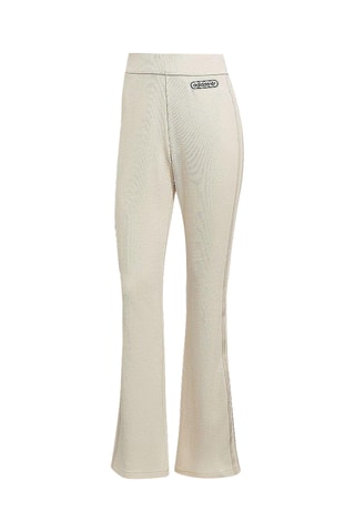 Flare Broek Hoge Taille Retro Luxury - Wit - Adidas