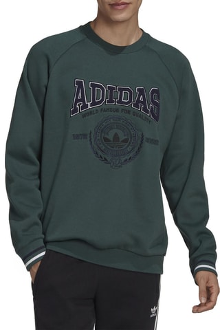 Sweater Preppy Varsity - Groen - Adidas