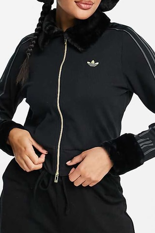 Joggingjasje Originals 'ski chic' - Zwart - Adidas