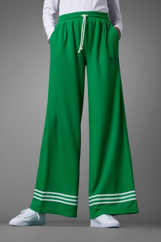 Broek wide legs Adicolor 70s - Lichtgroen - Adidas