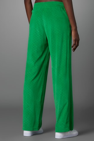 Velours Straight Joggingbroek Adicolor 70s - Lichtgroen - Adidas