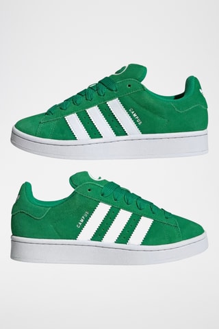 Nubuck Sneakers Campus 00s - Groen en Wit - Adidas