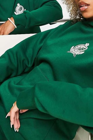 Sweater met Capuchon Members Club - Donkergroen New Balance