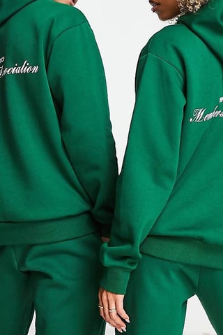 Sweater met Capuchon Members Club - Donkergroen New Balance
