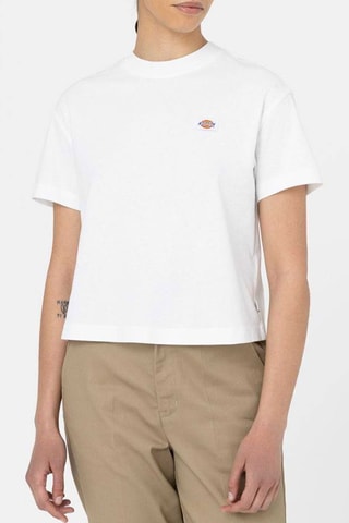 T-shirt Oakport Boxy - Wit - Dickies
