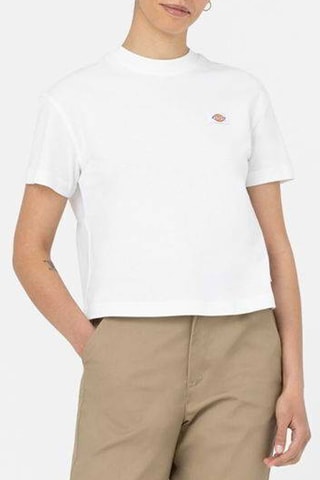 T-shirt Oakport Boxy - Wit - Dickies