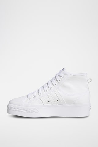 Hoge platform gympen - Wit - Adidas