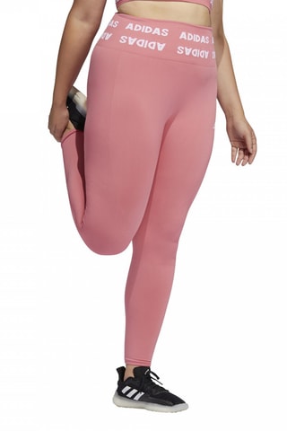 Trainingslegging Hoge Taille Aeroknit - Roze - Adidas