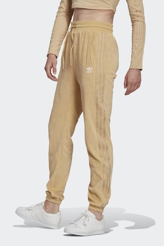 Velours Broek Originals Relaxed Risqué - Beige - Adidas