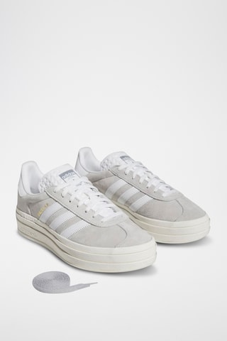 Nubuck Platform Sneakers Originals Gazelle Bold - Grijs - Adidas