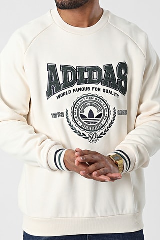 Sweater Preppy Varsity - Wit - Adidas
