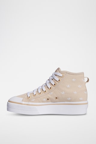 Platform Hoge Gympen Originals Nizza - Beige - Adidas