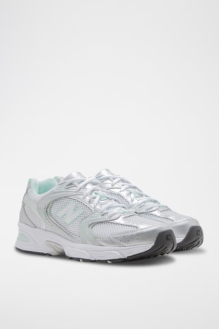 Gympen 530 - Zilverkleurig en Lichtgroen - New Balance